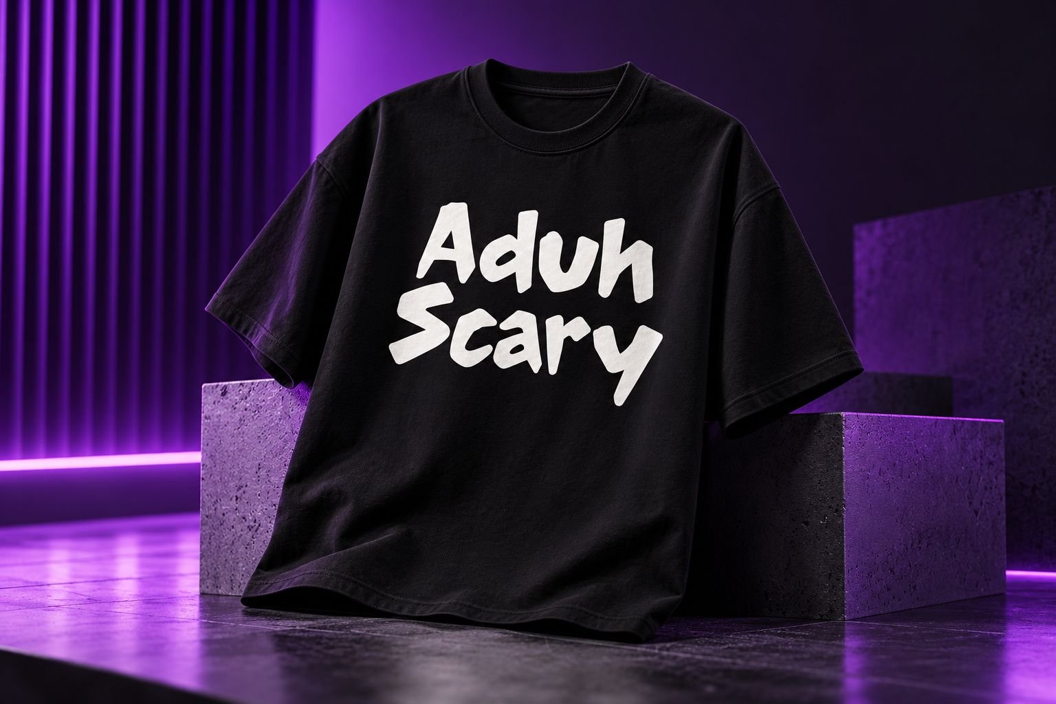 Aduh Scary Font Specimen Preview