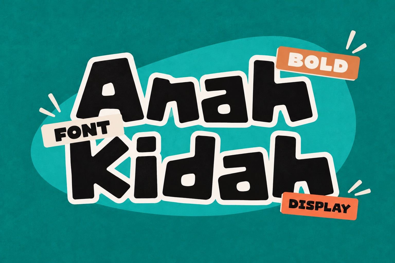Anah Kidah Font Specimen Preview