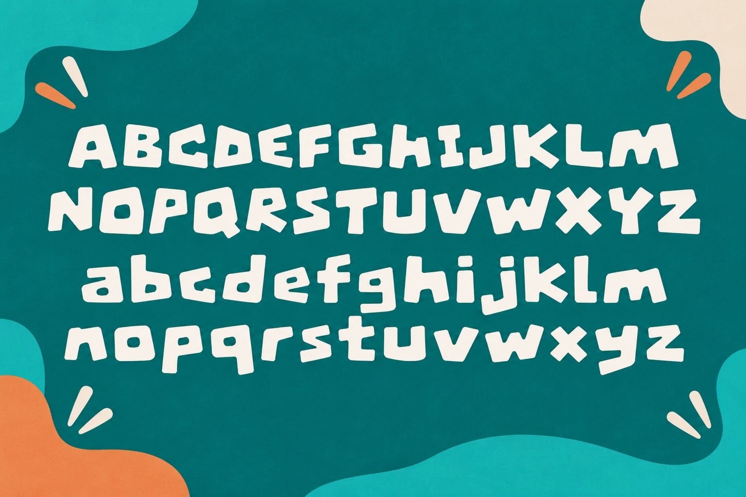 Anah Kidah Font Specimen Preview