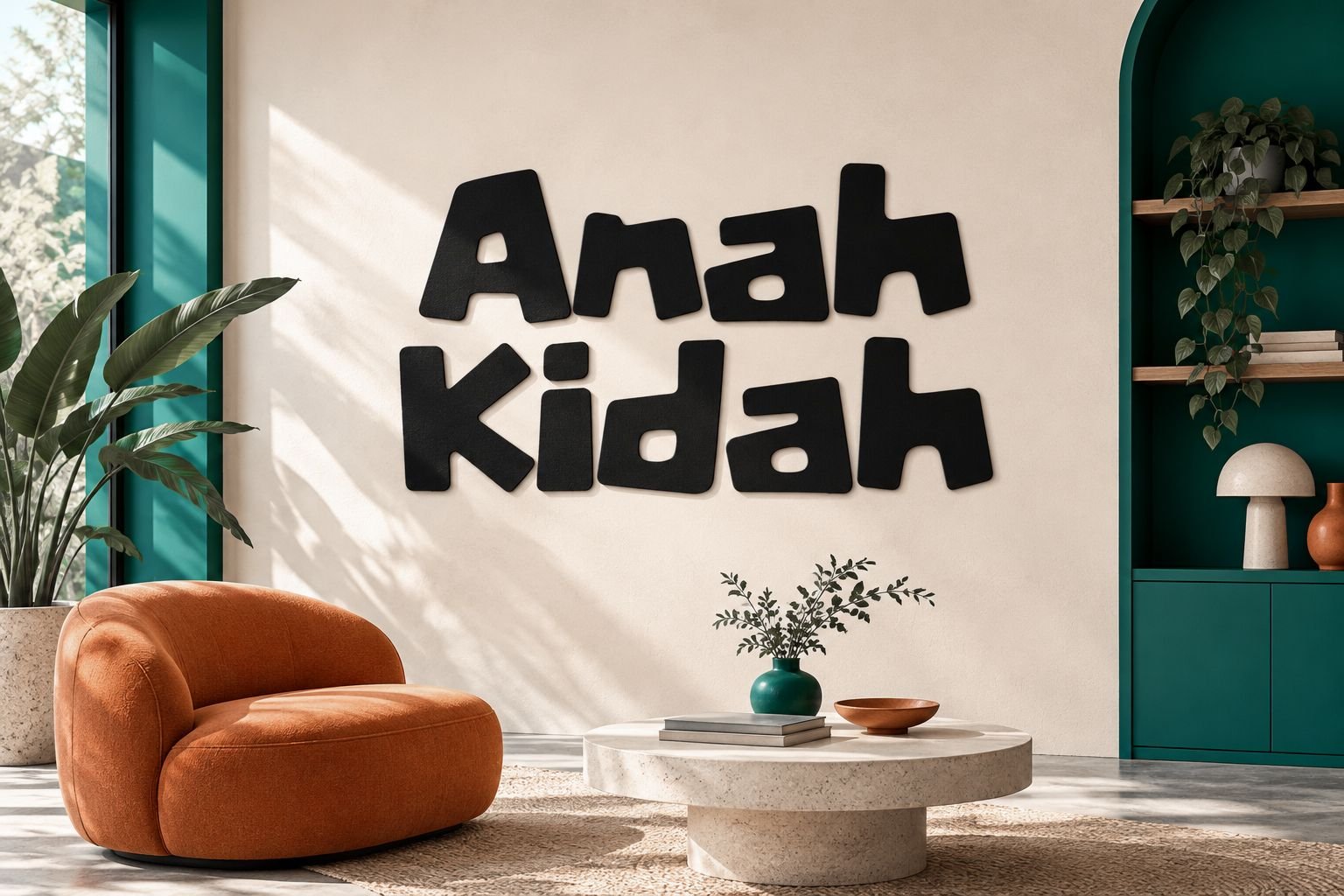 Anah Kidah Font Specimen Preview