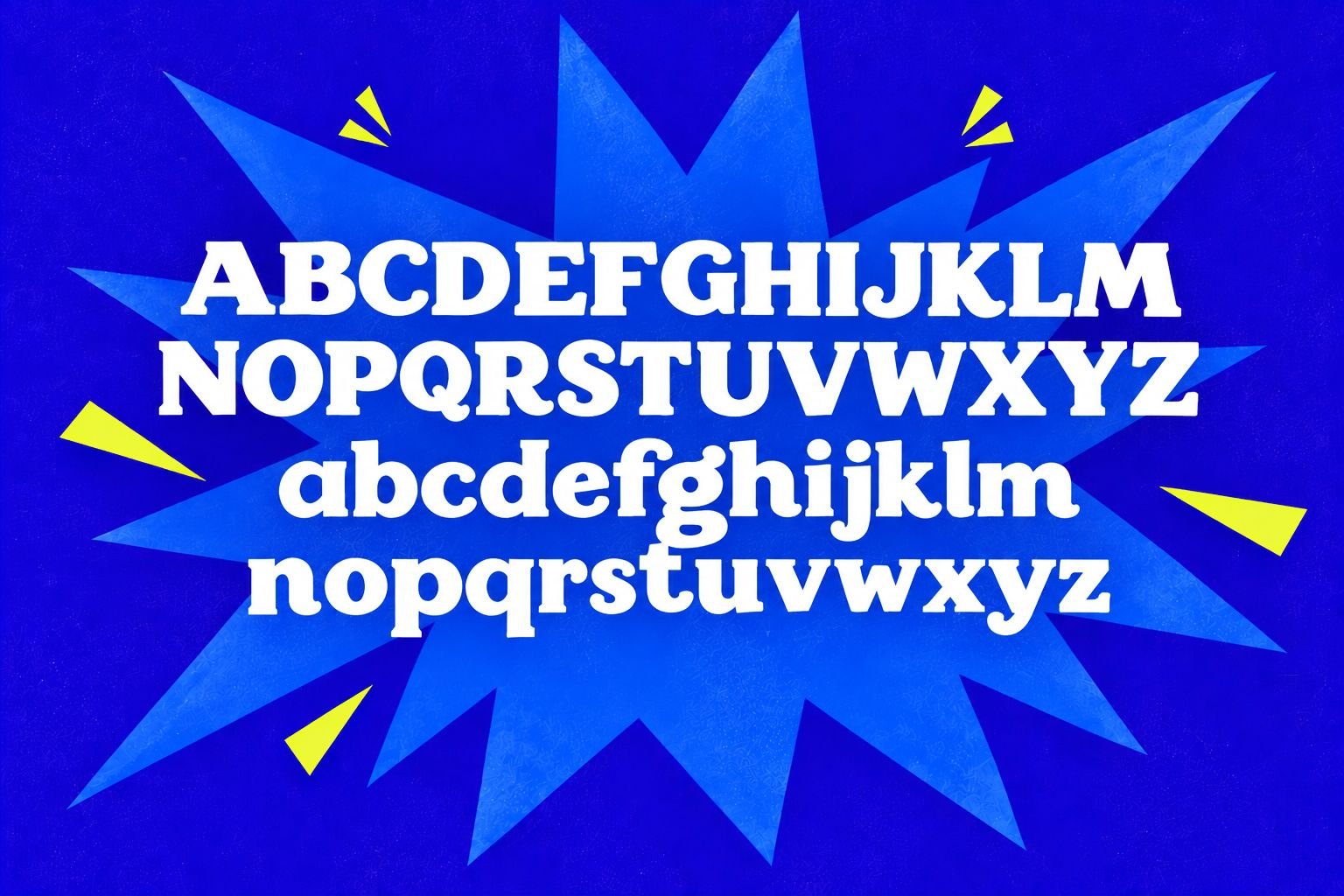 Babar Slab Font Specimen Preview