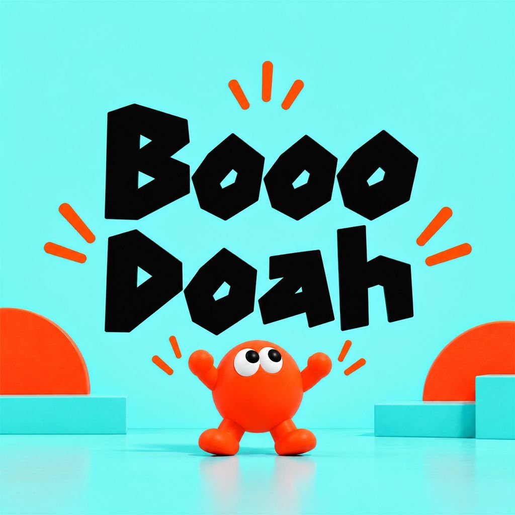 Booo Doah Font Specimen Preview