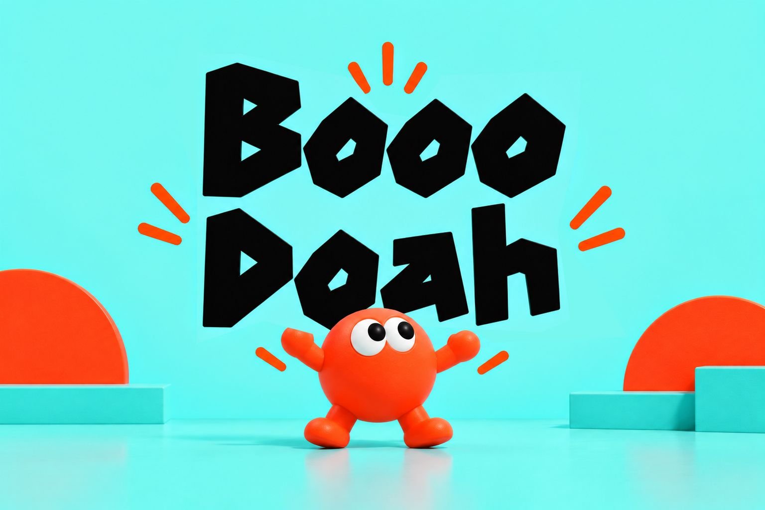 Booo Doah Font Specimen Preview