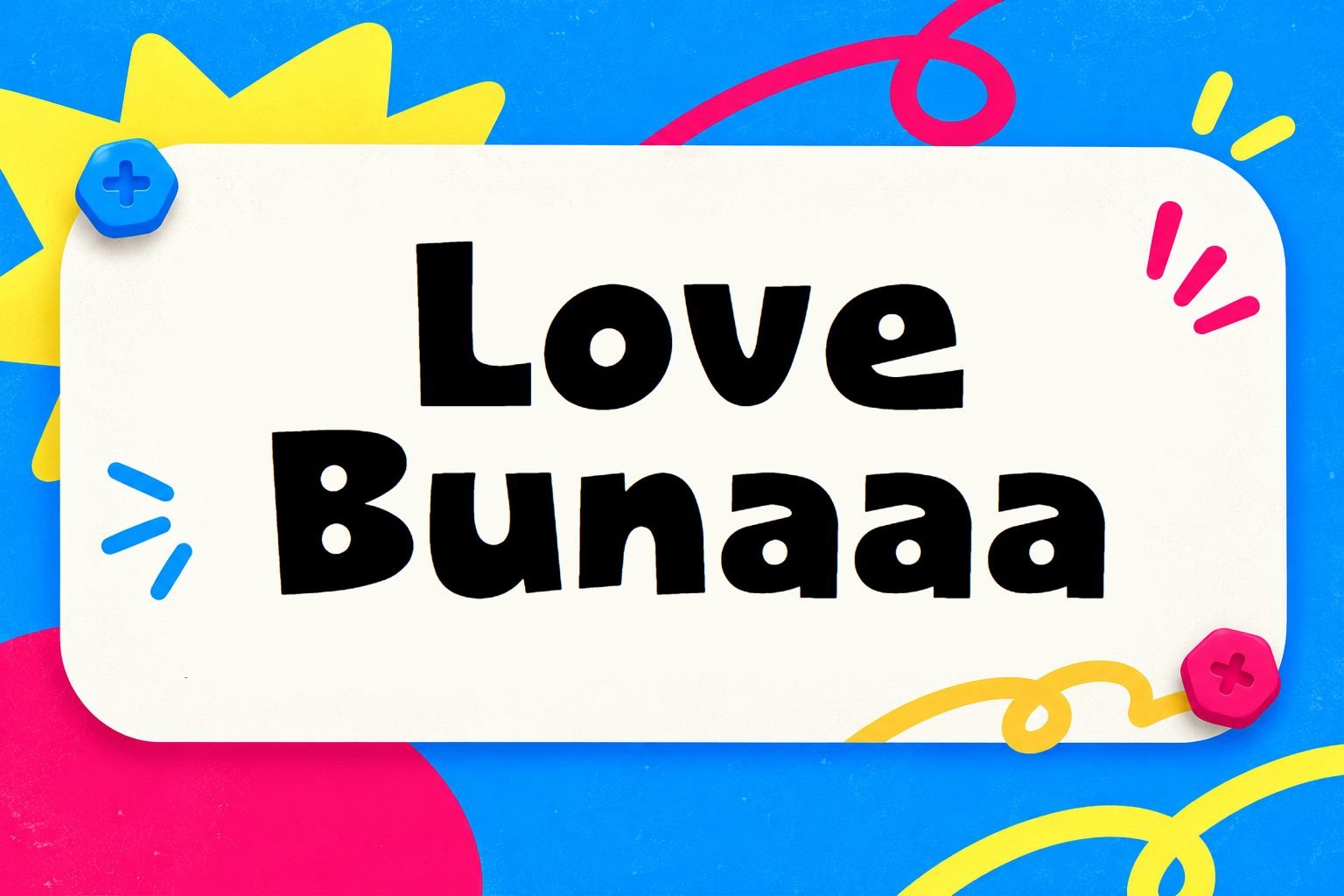 Buna Dimana Font Specimen Preview