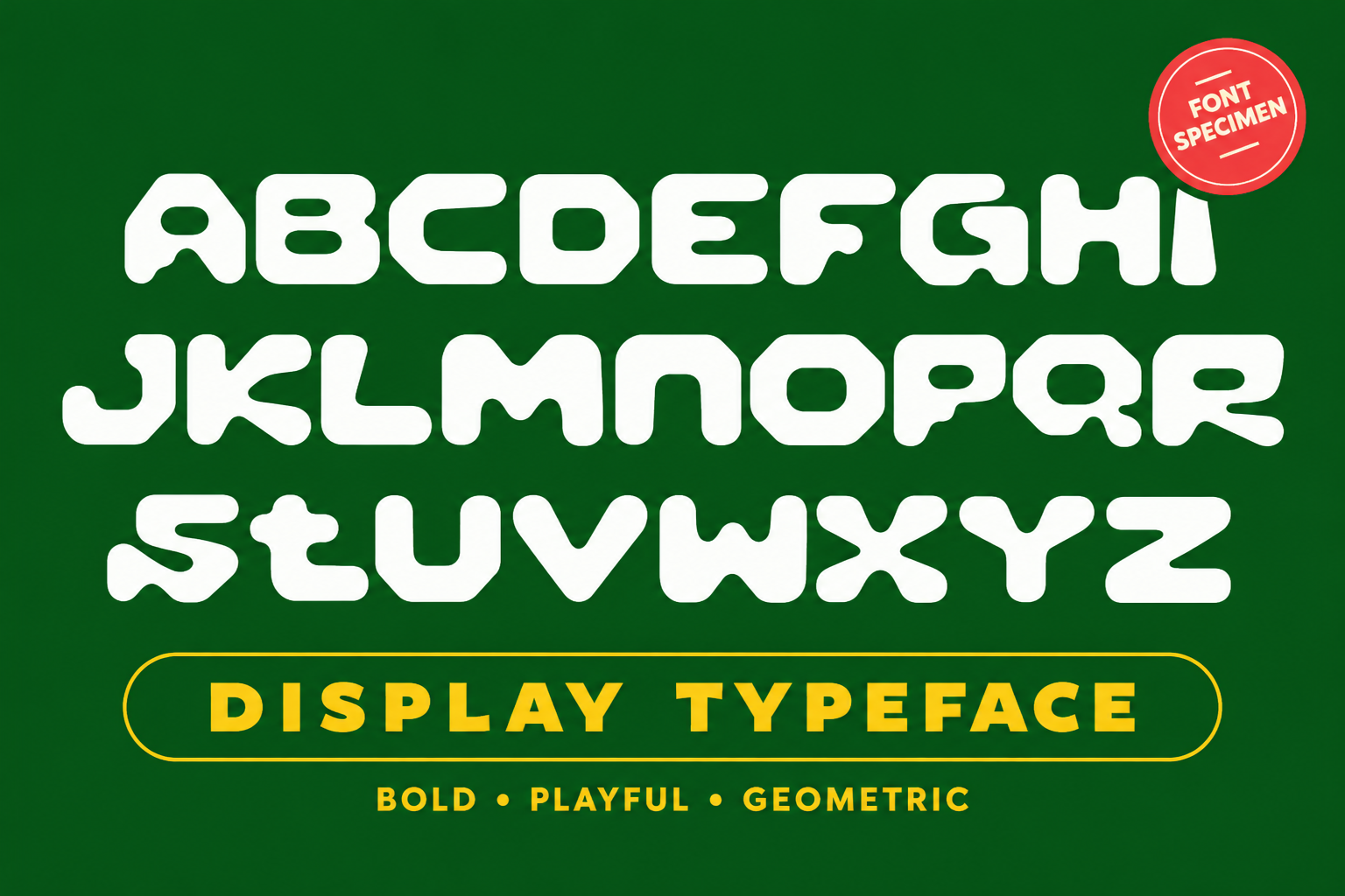 Cade Bolt Font Specimen Preview