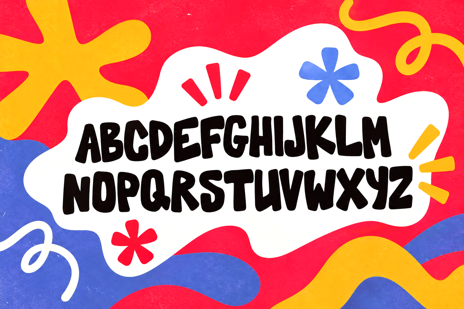 Ceky Pops Font Specimen Preview