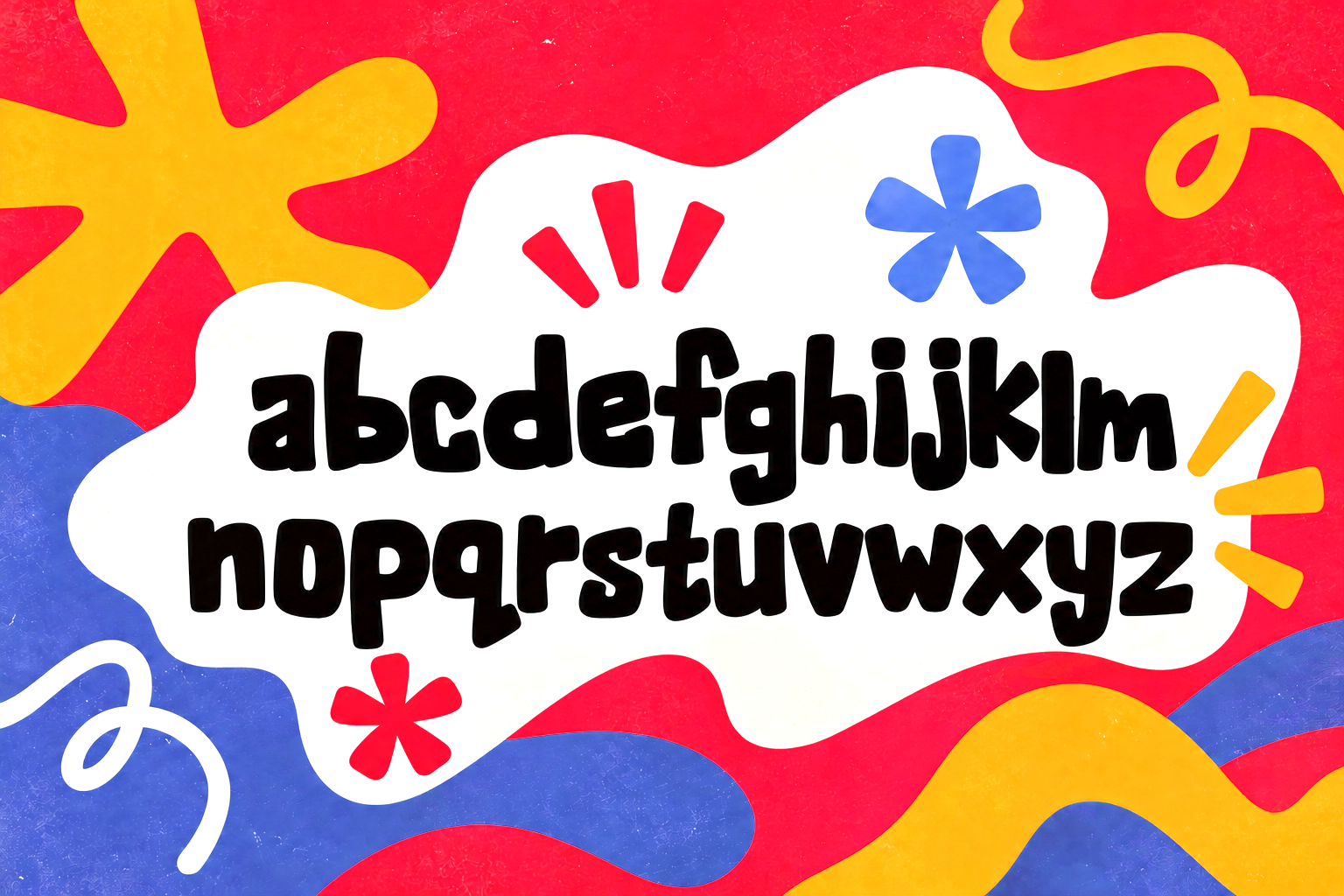 Ceky Pops Font Specimen Preview