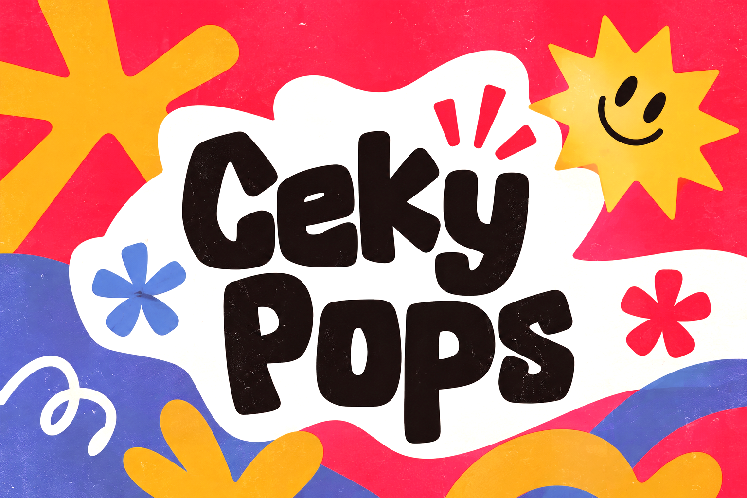 Ceky Pops Font Specimen Preview