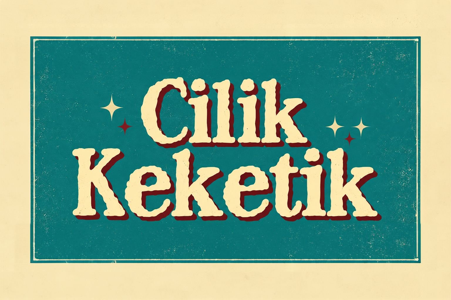 Cilik Keketik Font Specimen Preview