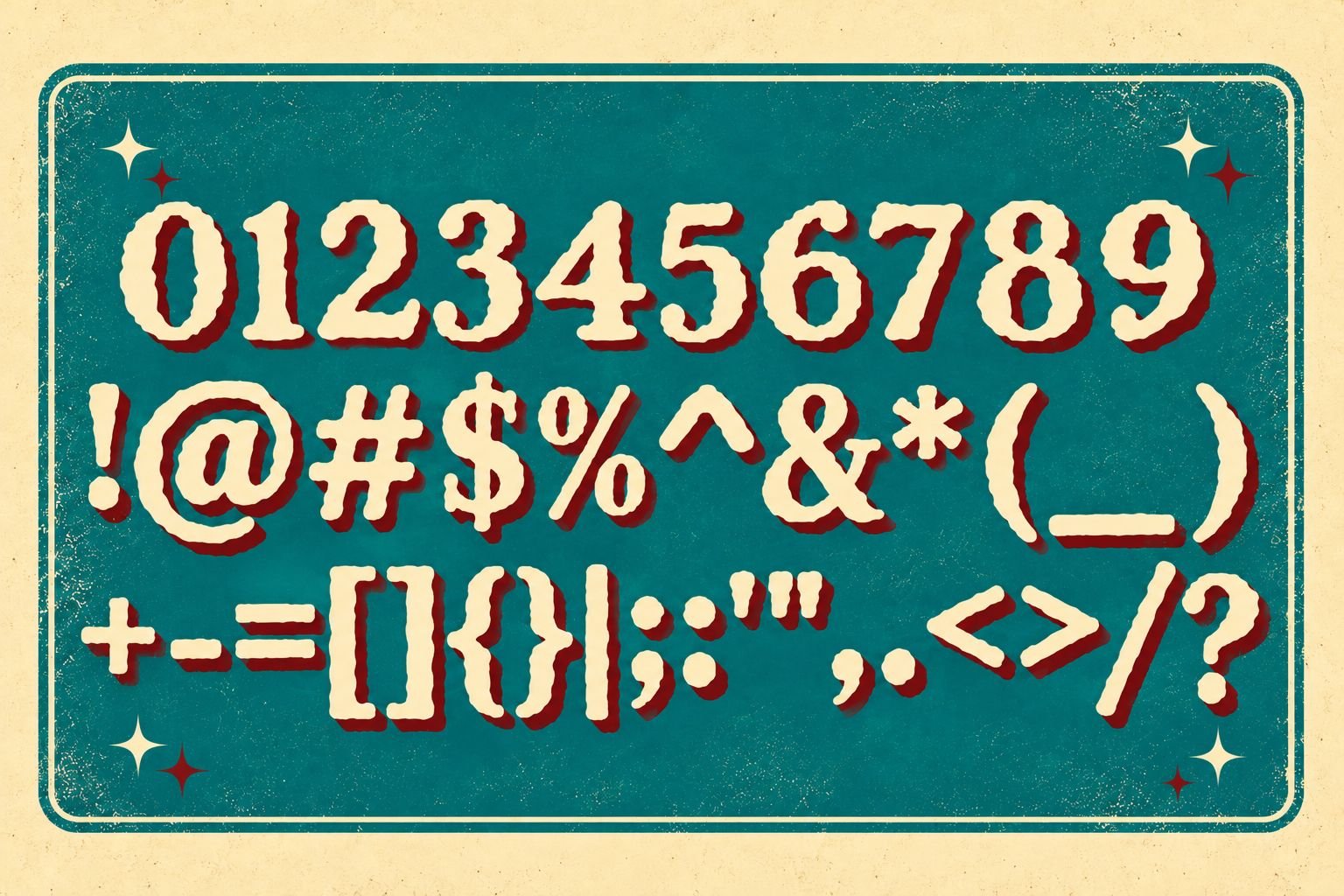 Cilik Keketik Font Specimen Preview