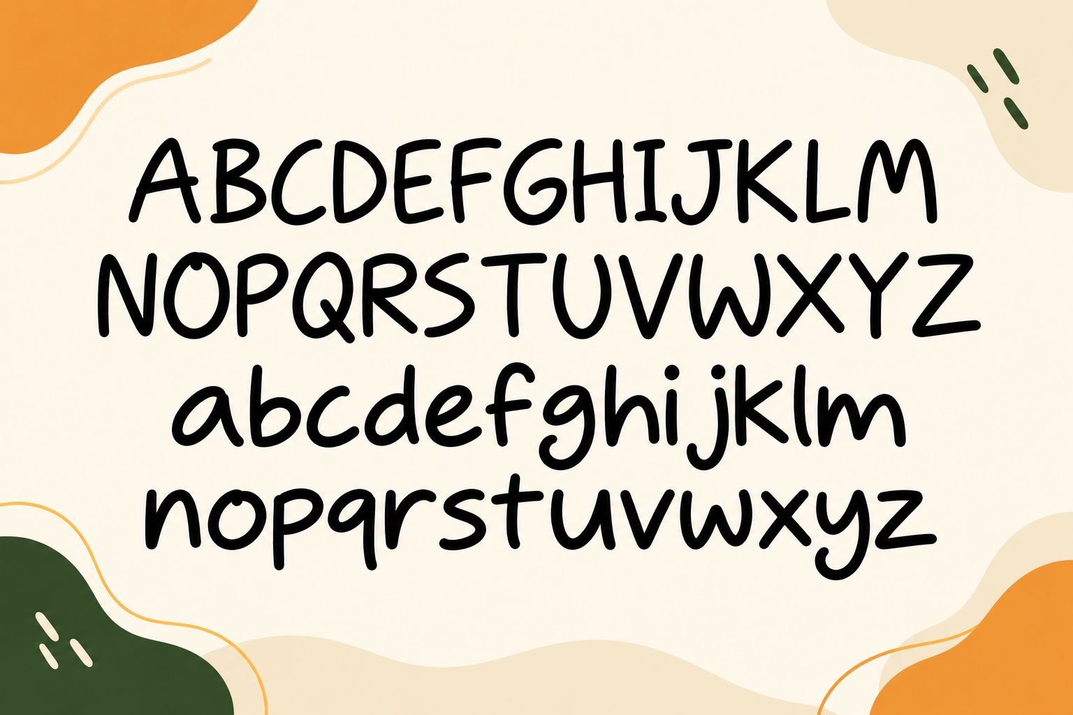 Cung Kring Font Specimen Preview