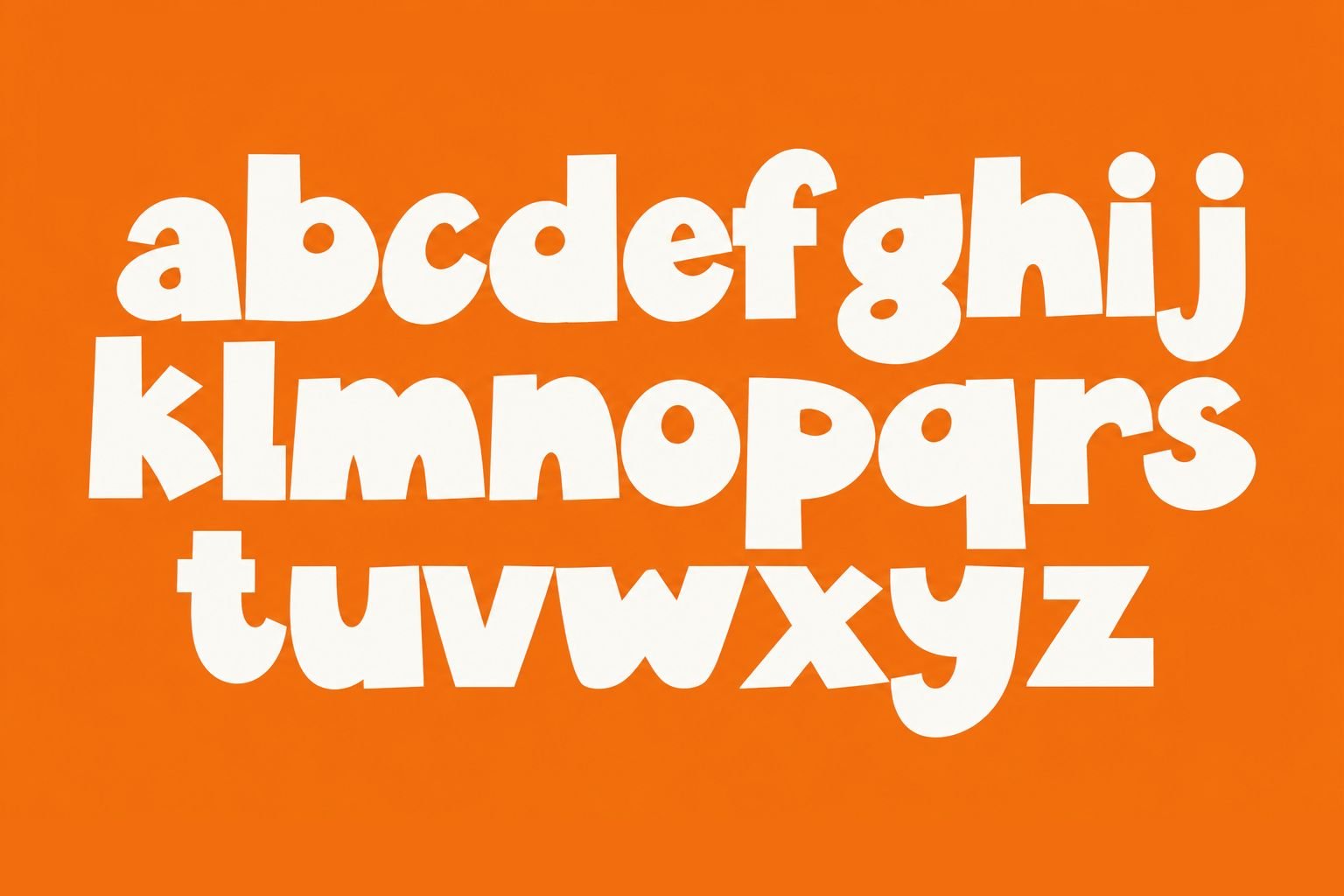 Cuti Piye Font Specimen Preview