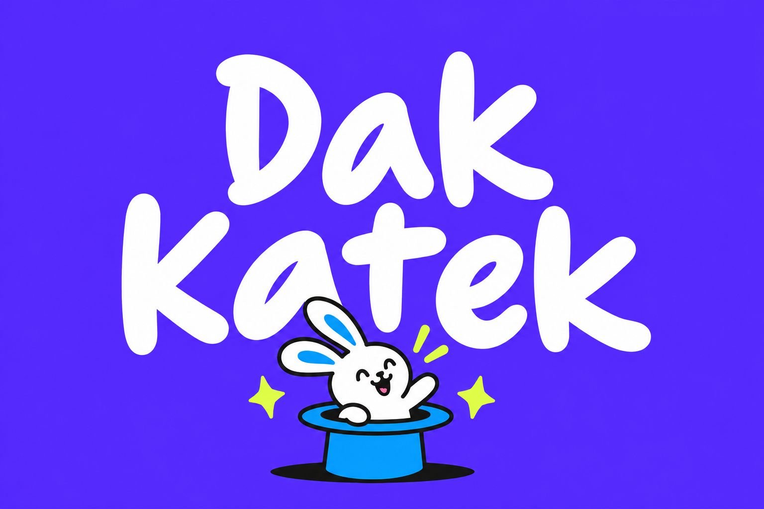 Dak Katek Font Specimen Preview