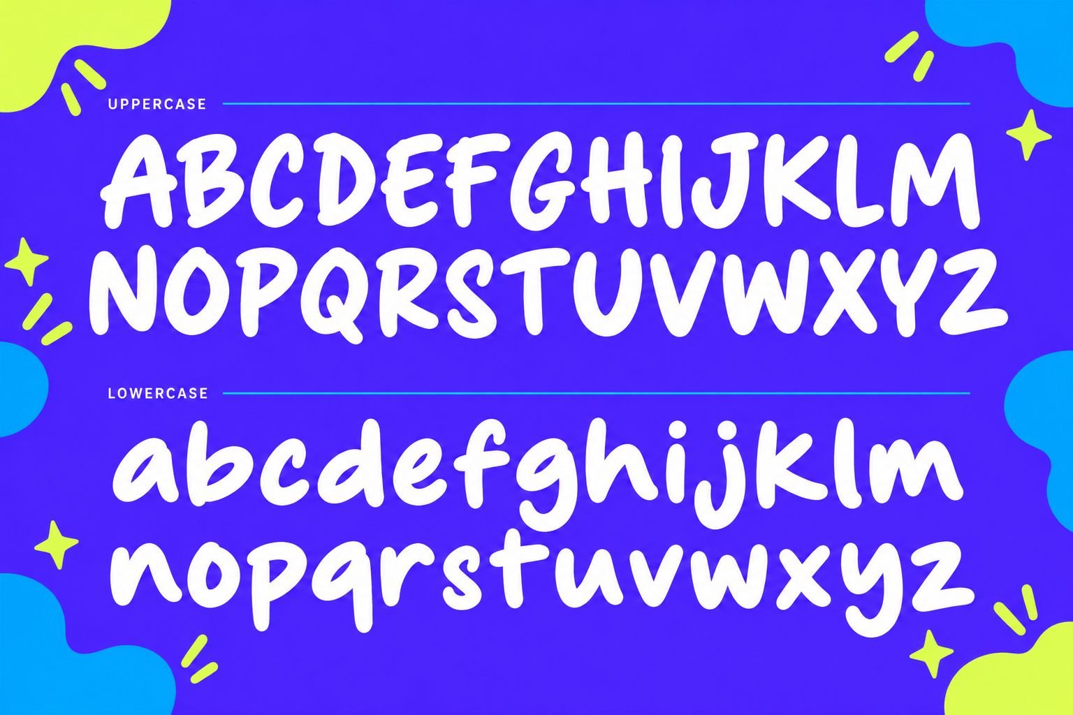 Dak Katek Font Specimen Preview