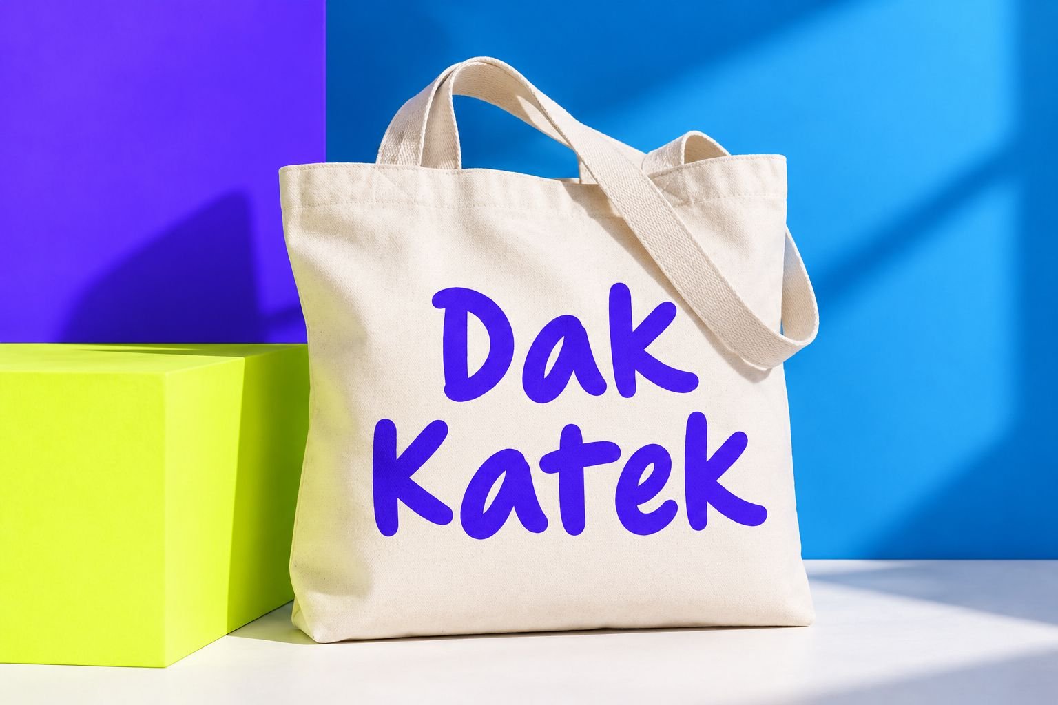 Dak Katek Font Specimen Preview