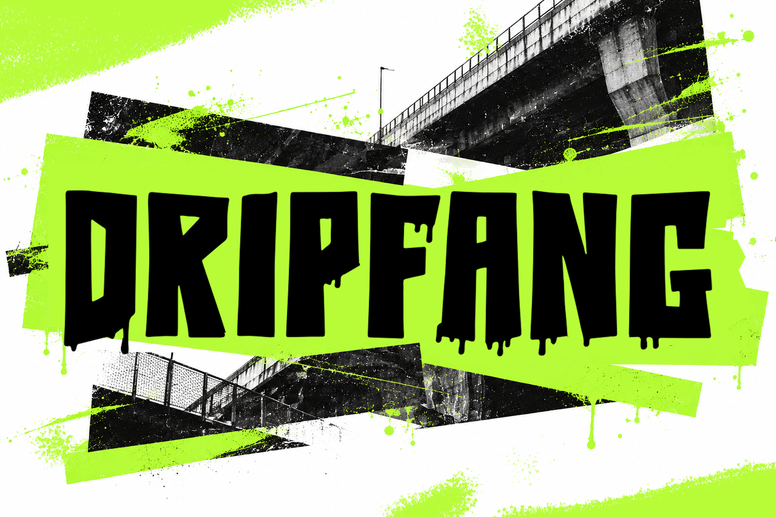 Dripfang Font Specimen Preview
