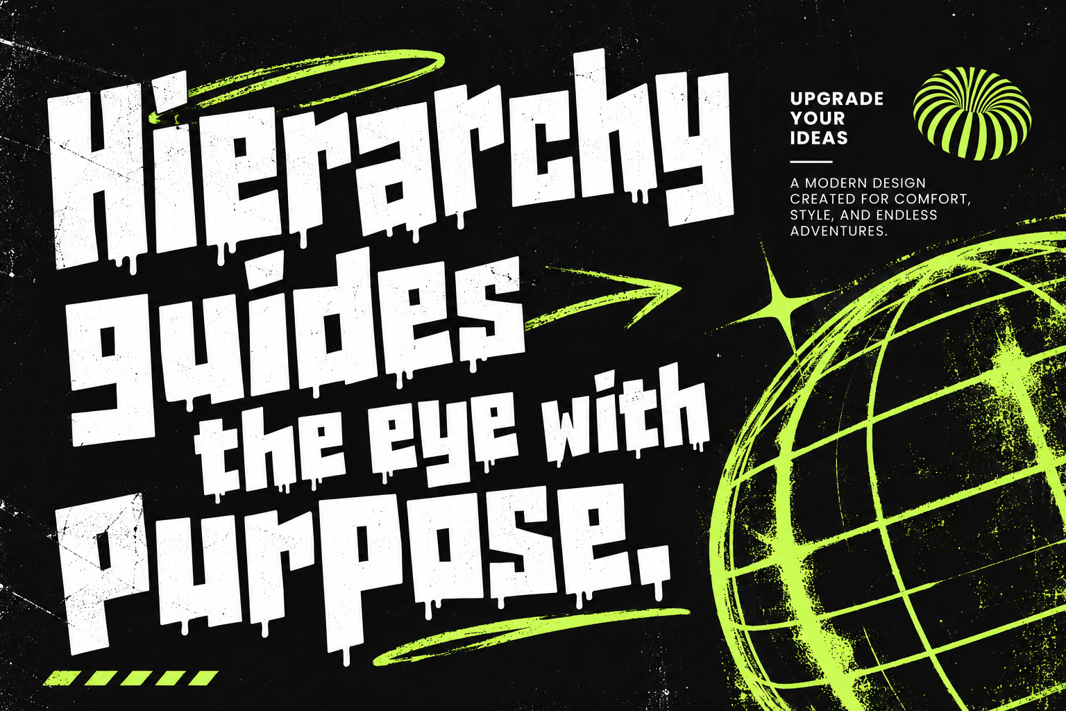 Dripfang Font Specimen Preview