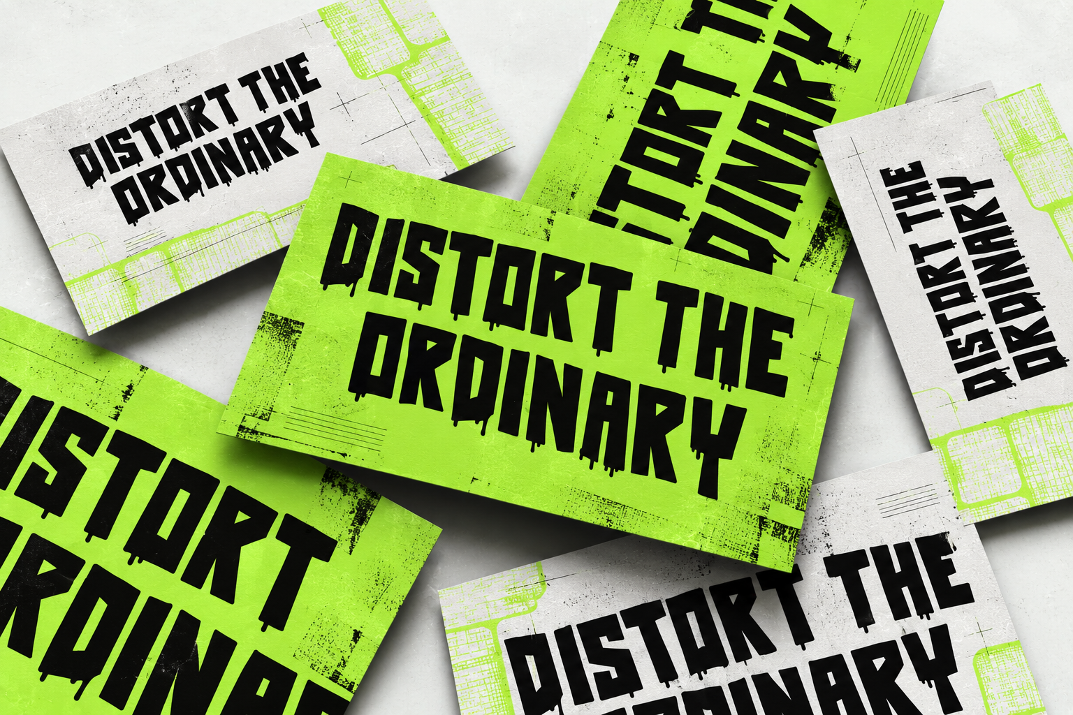 Dripfang Font Specimen Preview