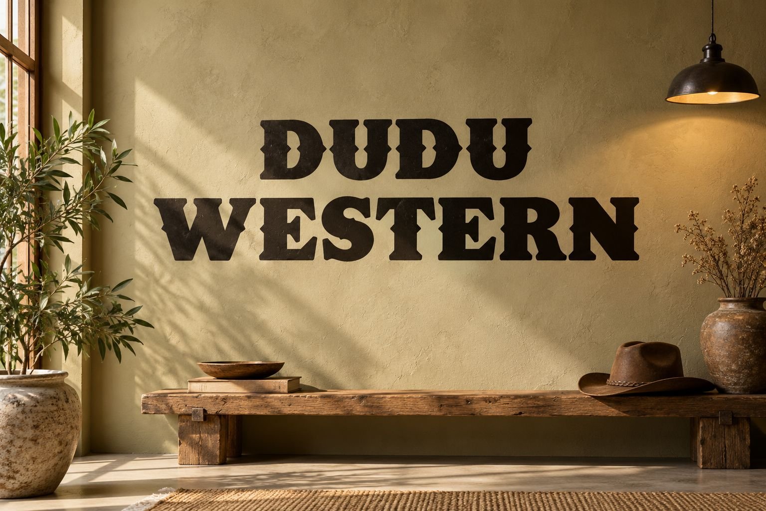 Dudu Western Font Specimen Preview