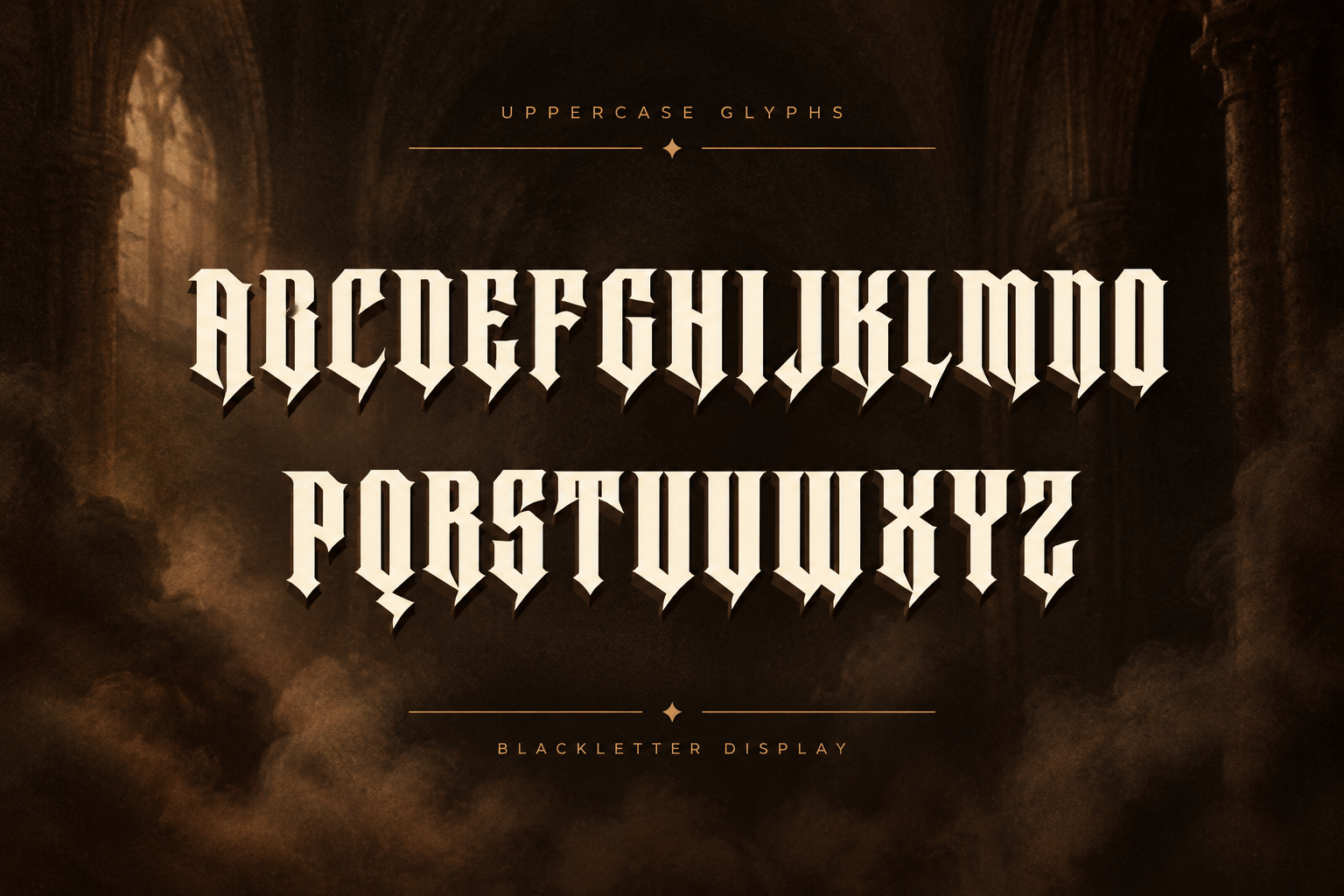 Hexen Gates Font Specimen Preview