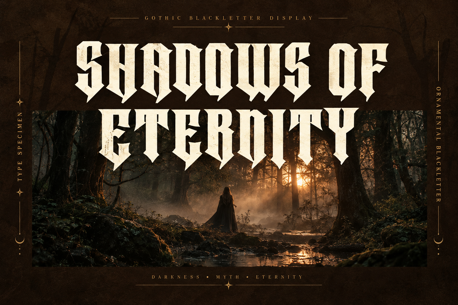 Hexen Gates Font Specimen Preview