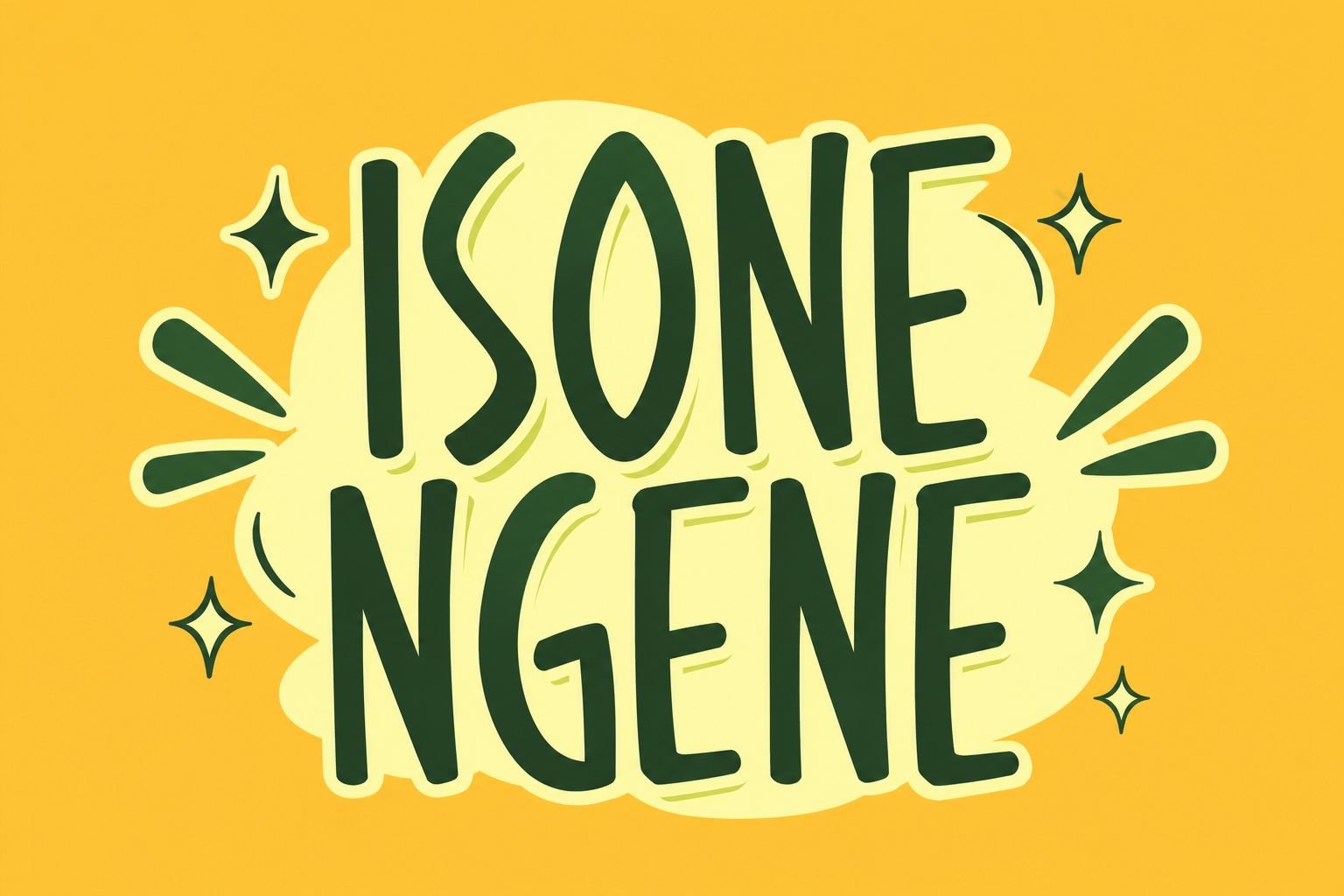 Isone Ngene Font Specimen Preview