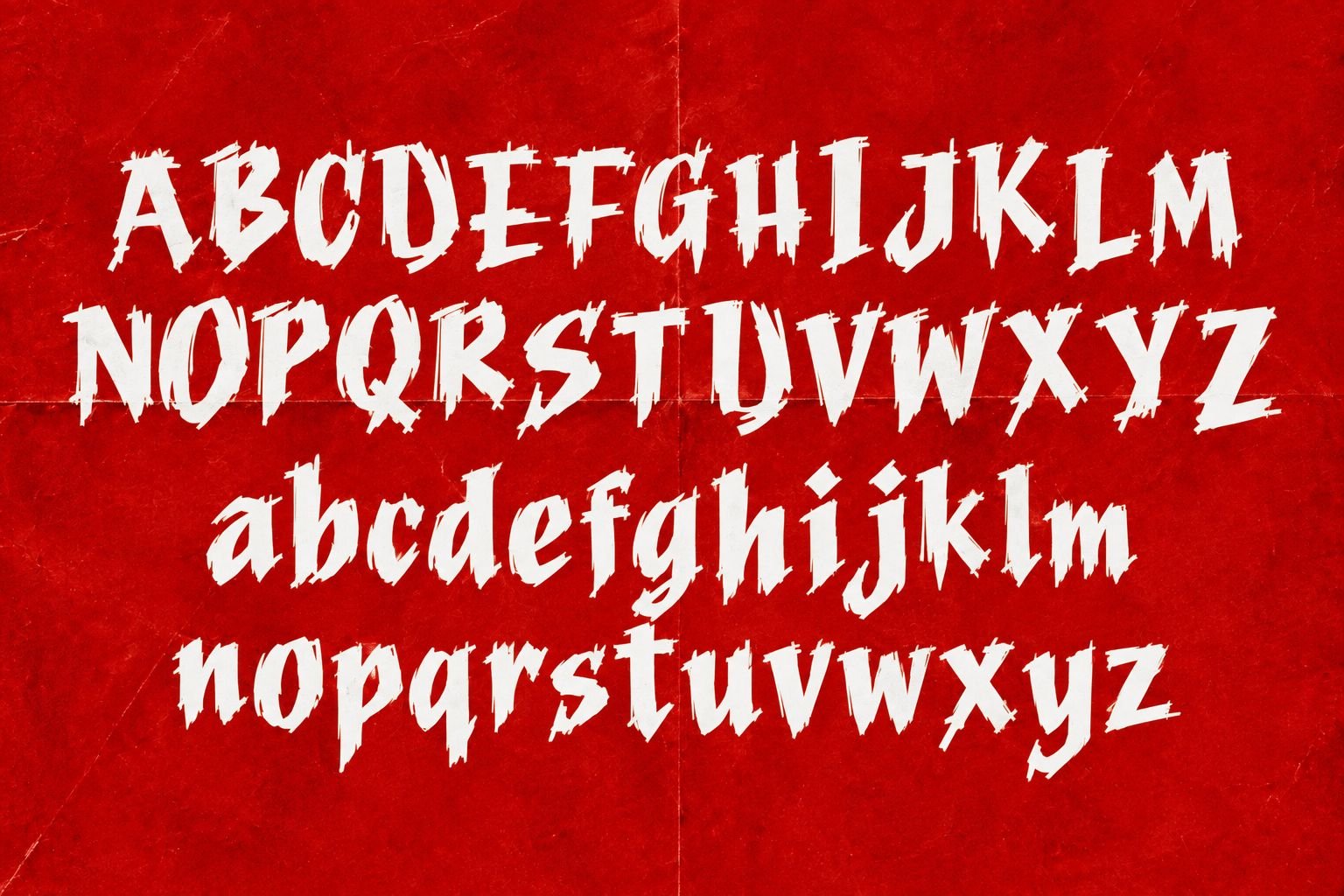 Jork Kowy Font Specimen Preview