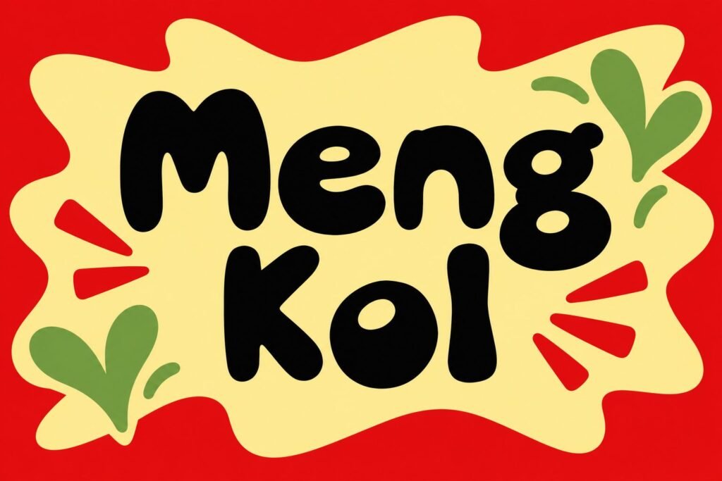 Meng Kol Font Specimen Preview