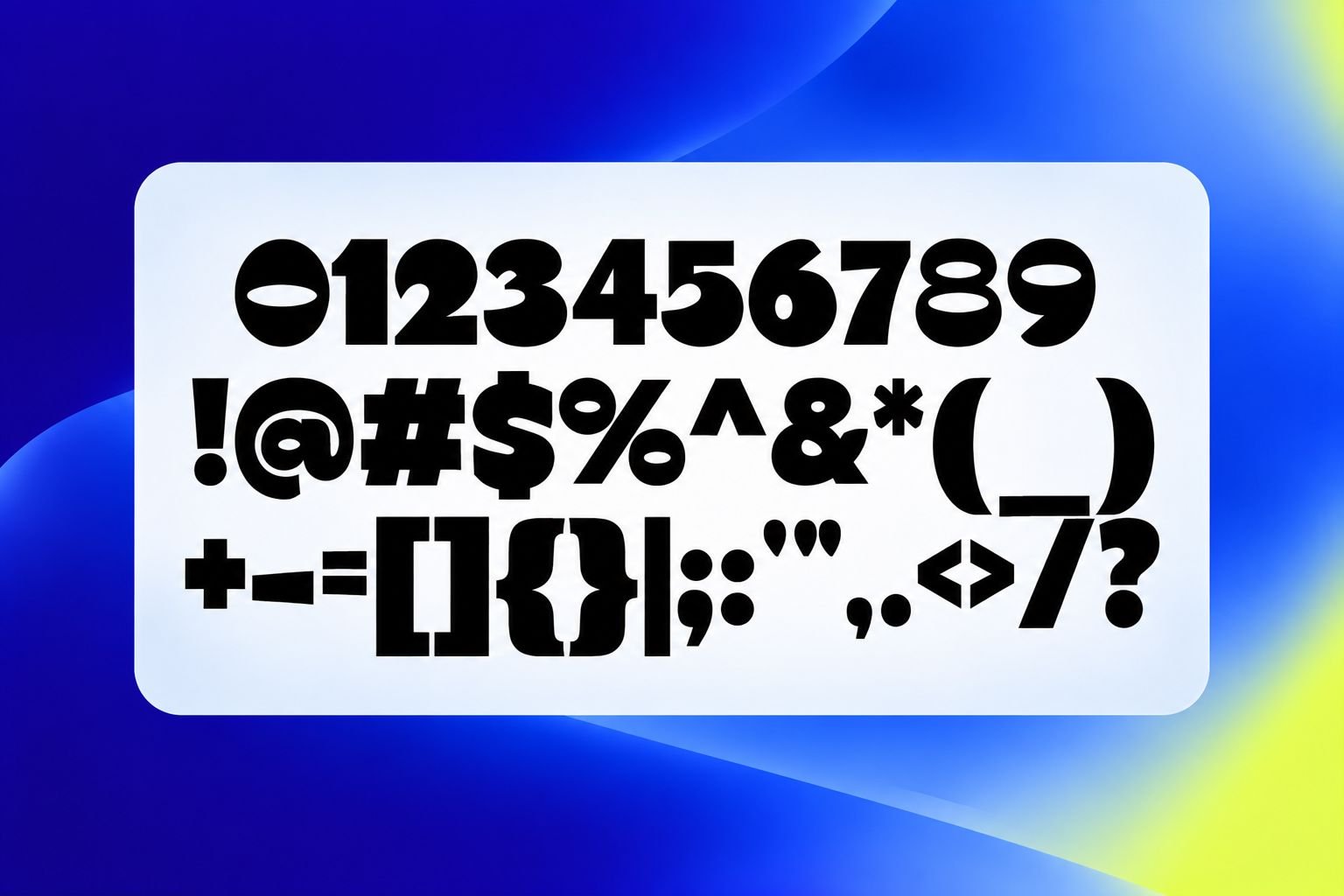 Ngga Teli Font Specimen Preview