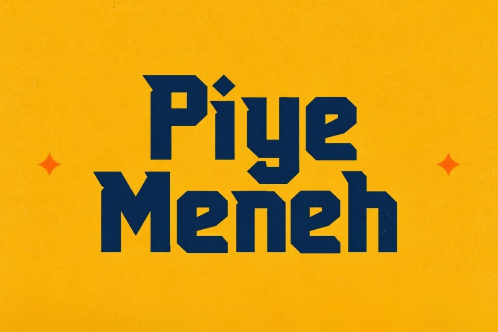 Piye Meneh Font Specimen Preview