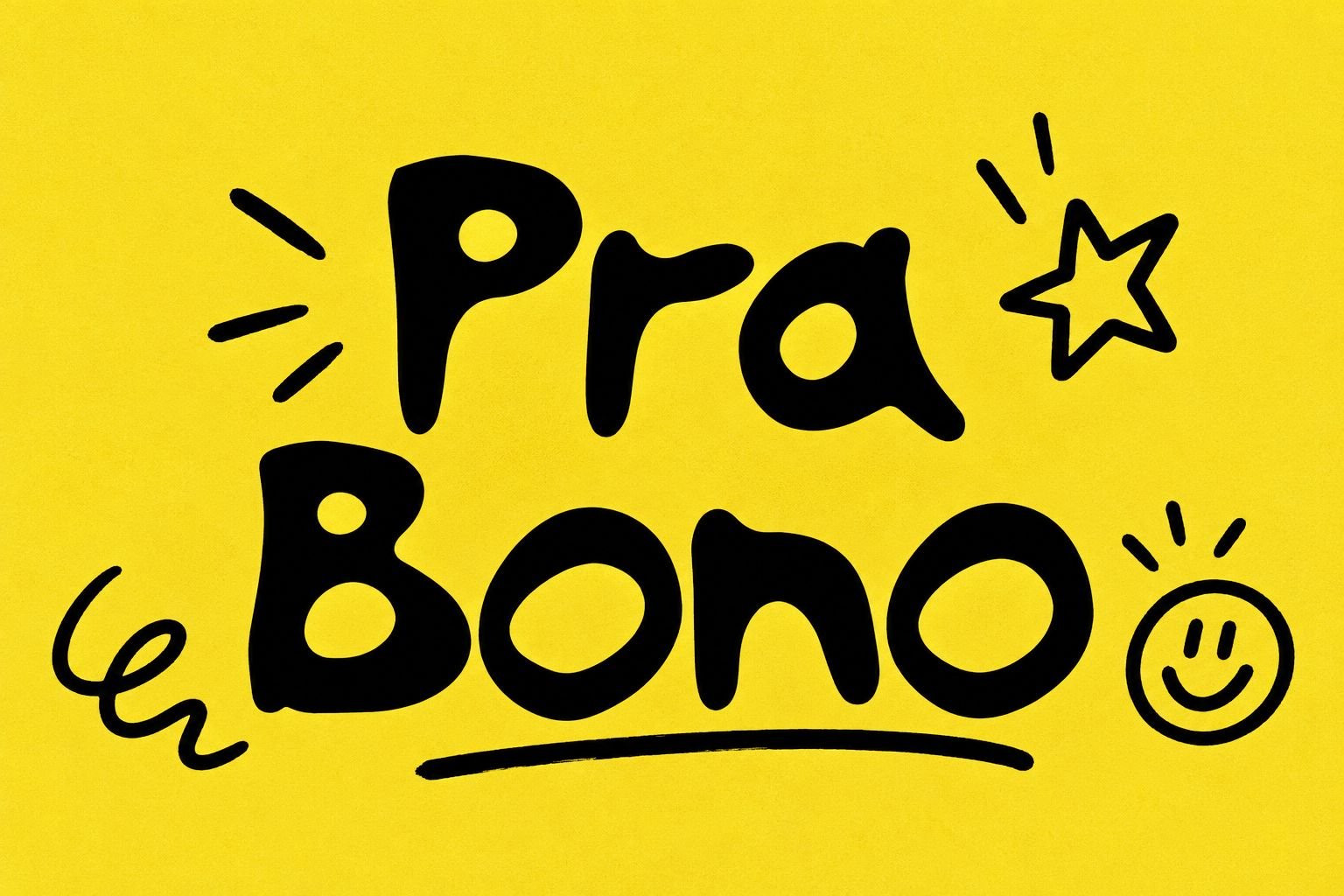 Pra Bono Font Specimen Preview