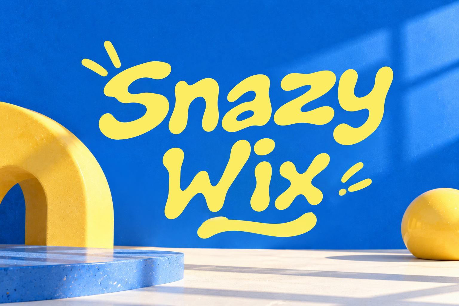 Snazy Wix Font Specimen Preview
