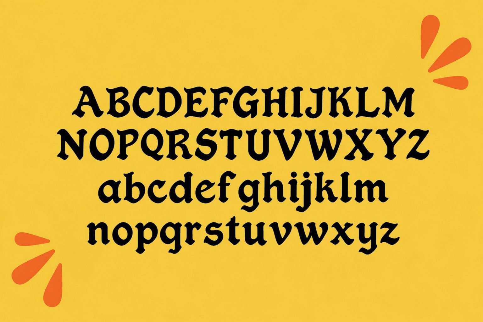 Suket Kanji Font Specimen Preview