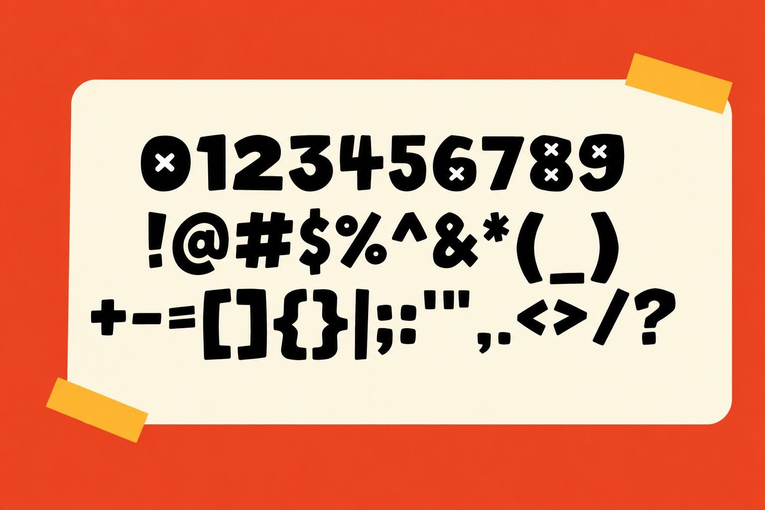 Super Noon Font Specimen Preview