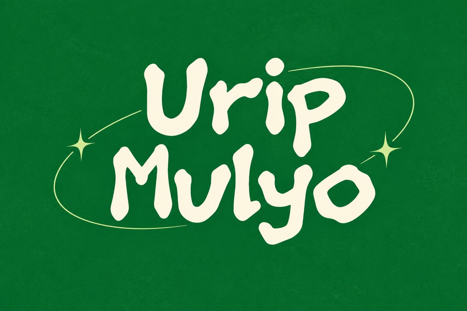 Urip Mulyo Font Specimen Preview