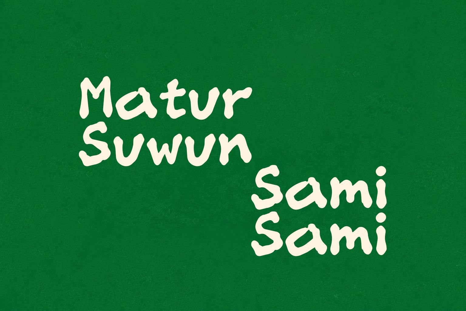 Urip Mulyo Font Specimen Preview