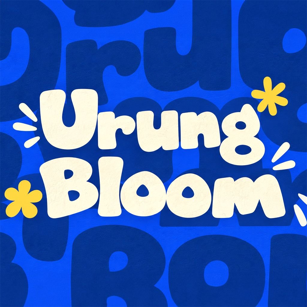 Urung Bloom Font Specimen Preview