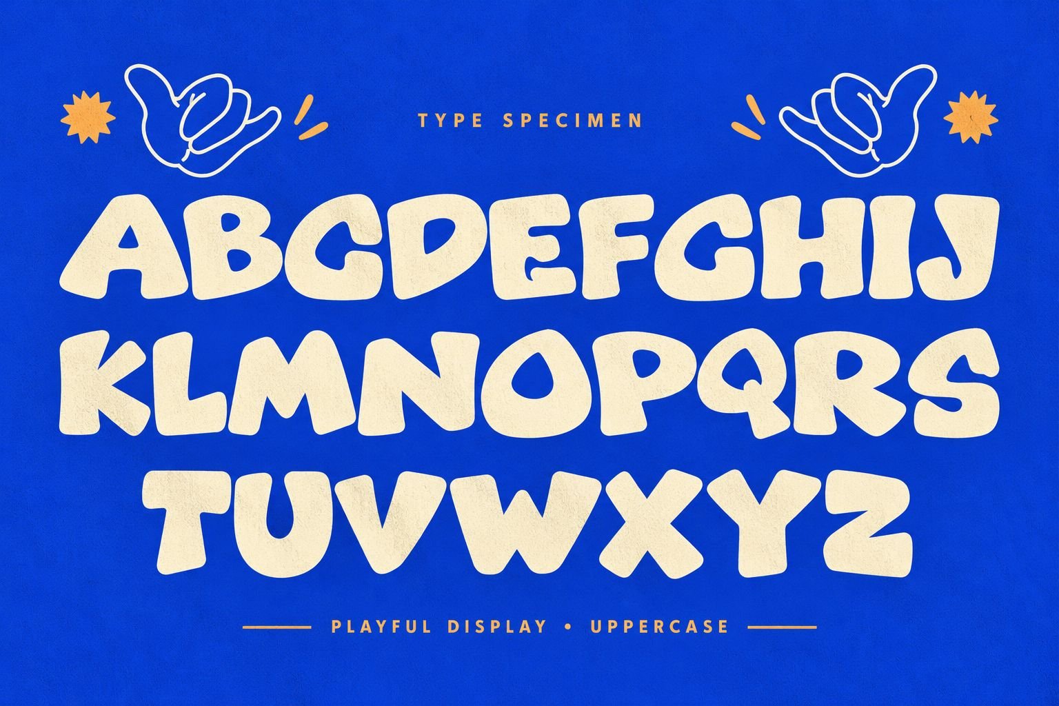 Urung Bloom Font Specimen Preview