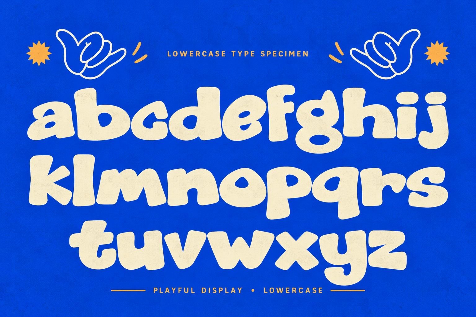 Urung Bloom Font Specimen Preview