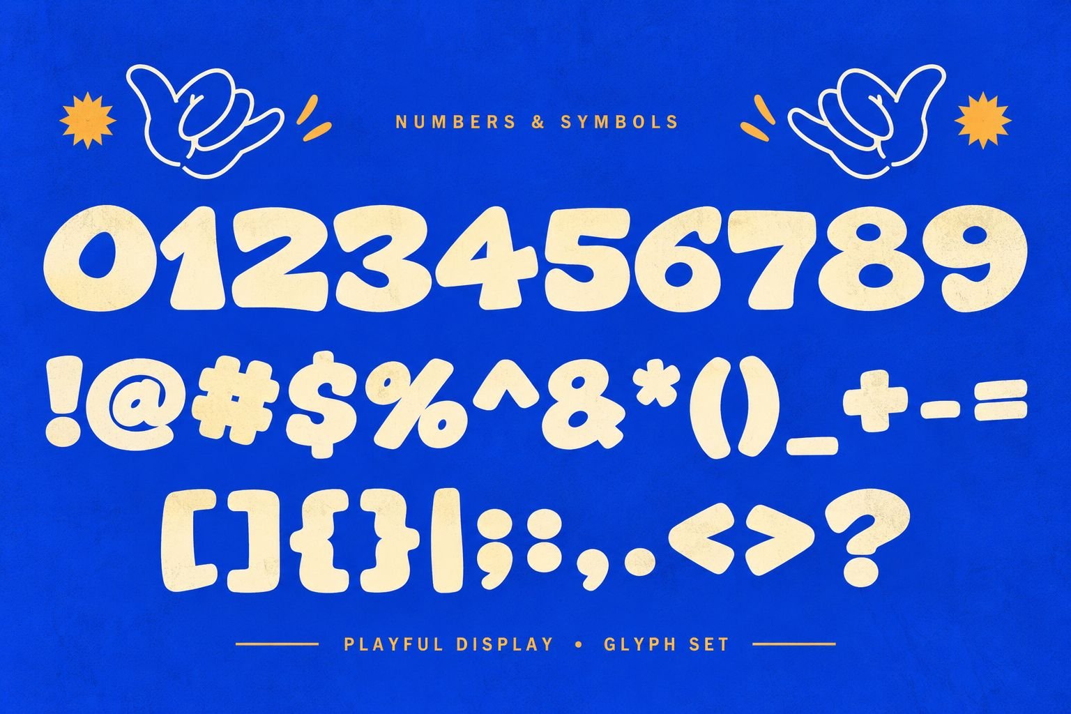 Urung Bloom Font Specimen Preview