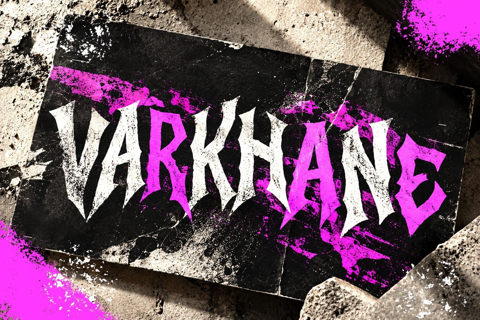 Varkhane Font Specimen Preview