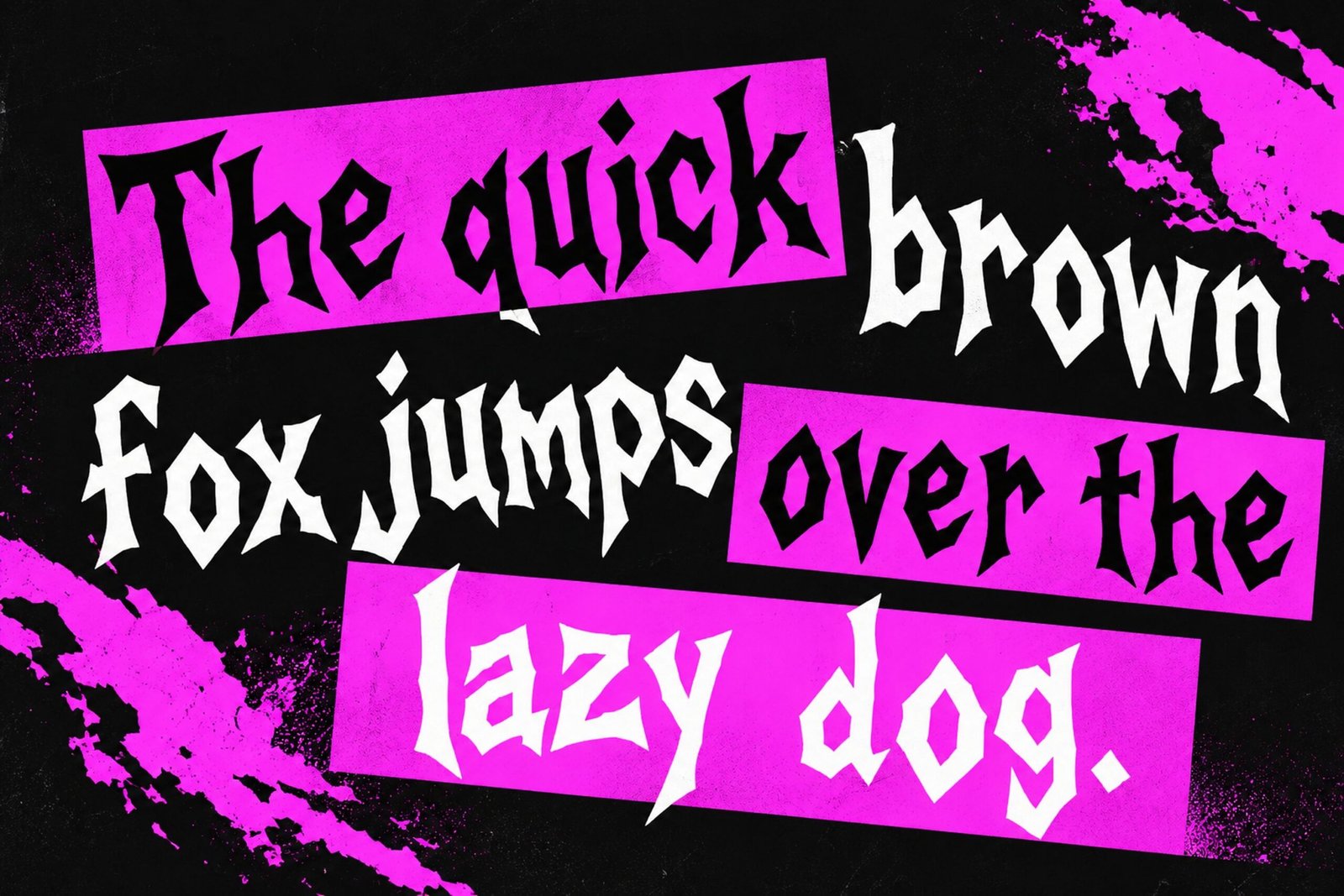Varkhane Font Specimen Preview