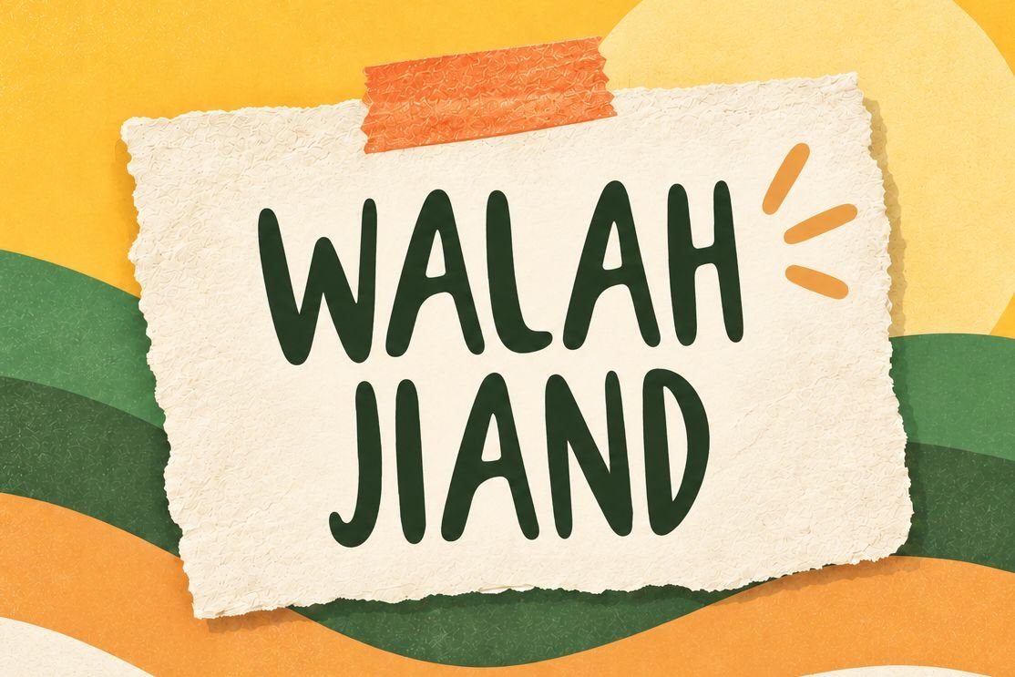 Walah Jiand Font Specimen Preview