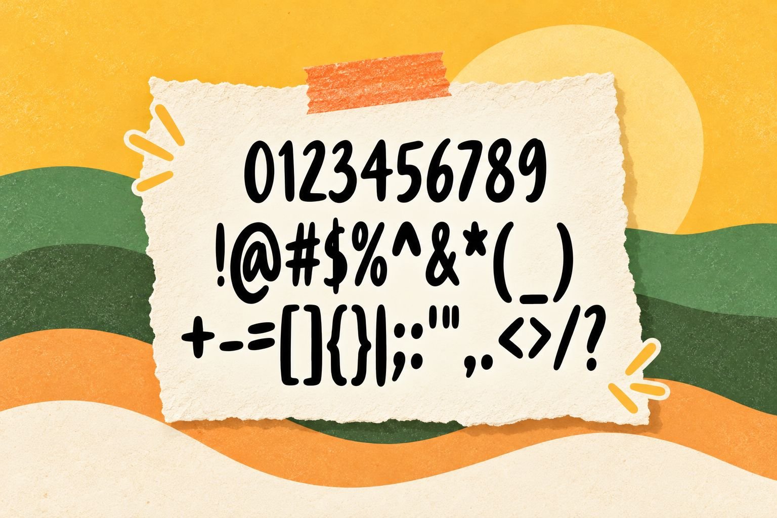 Walah Jiand Font Specimen Preview