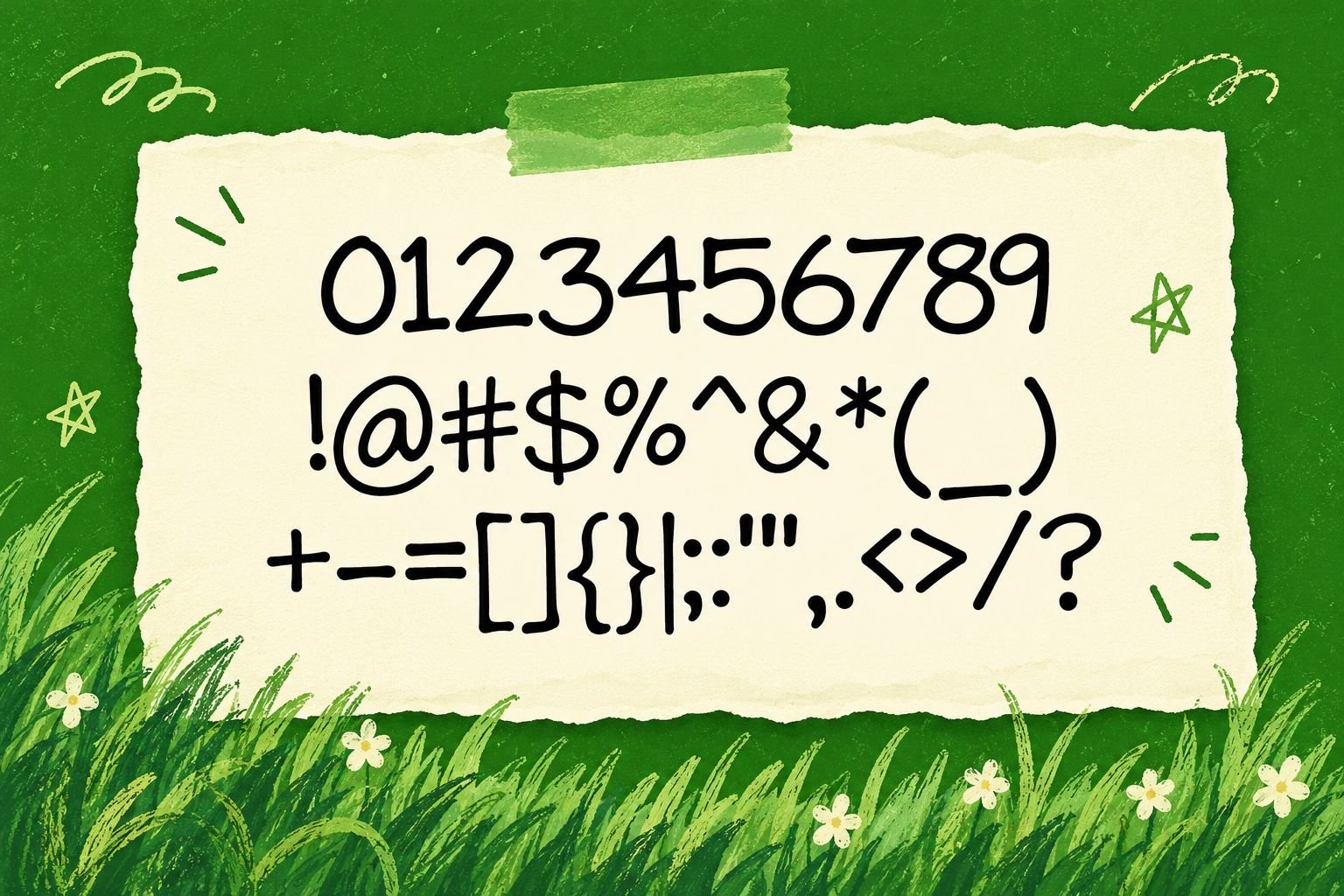 Wedos Line Font Specimen Preview